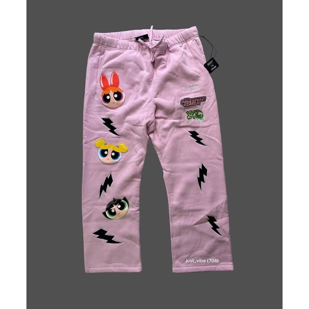 Civil Regime x Powerpuff Girls Puff Club Baddies Wide Leg Sweatpants Men’s 3XL